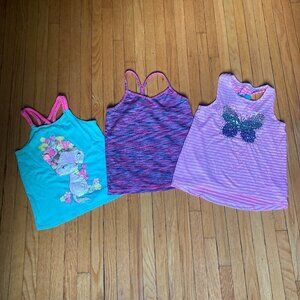 Lot of 3 tank tops size 10/12 kids